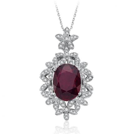 9.65 ct. Pırlanta Yakut Yüzük